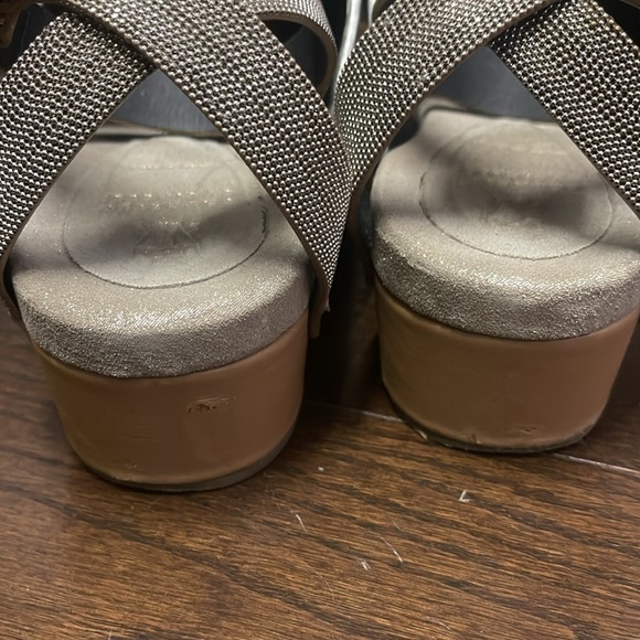 Brunello Cucinell | Women's Embellished Leather Clogs - Picture 3 of 6